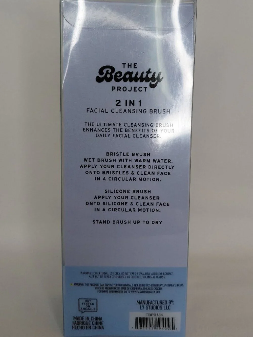 The Beauty Project - 2 in 1 Facial Cleansing Brush